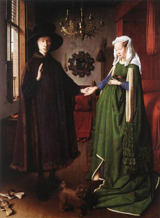 Eyck Jan van Portrait of Giovanni Arnolfini and his Wife. ,  