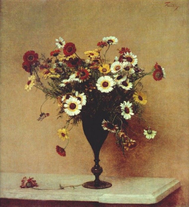 fantin-latour annual chrysanthemums 1889. -, ---