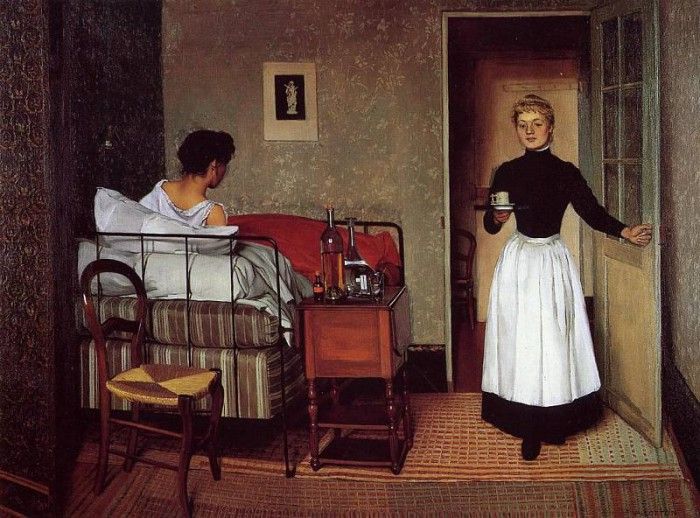 Vallotton Felix The Sick Girl. , 