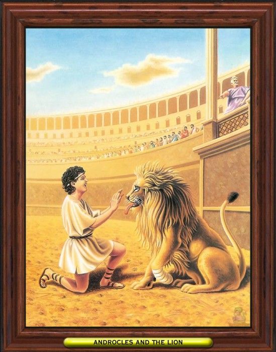 MS 30th 004 Androcles and the Lion. �������, ����