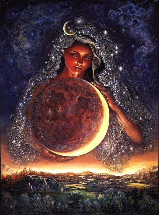 al wall02 moon goddess. , 