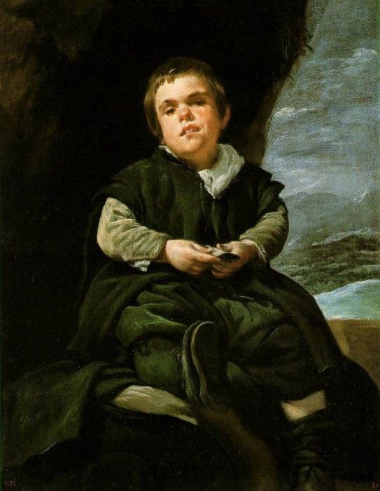 Velazquez The Dwarf Francisco Lezcano. ,    