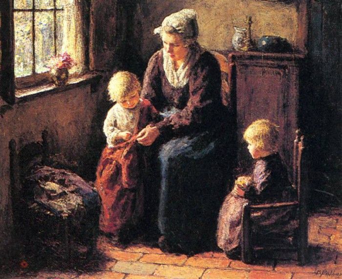 Pothast Bernard The Sewing Lesson. Pothast 