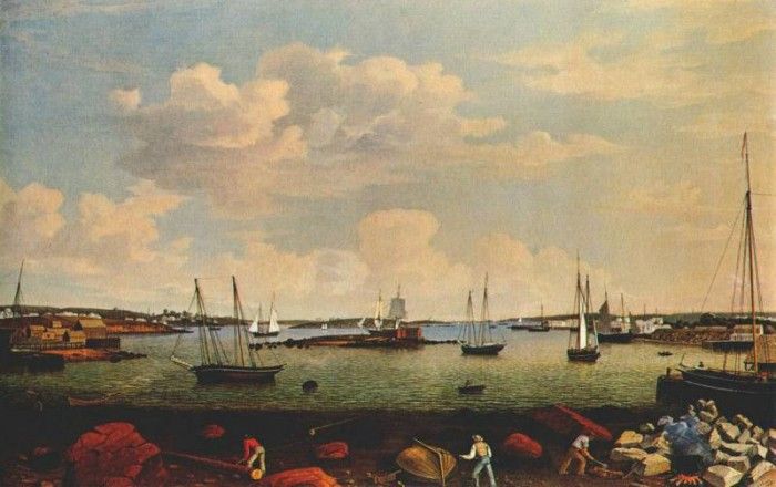 lane gloucester harbor 1847. ,  