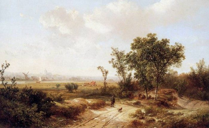 Kluyver Pieter Summer landscape Sun . , 