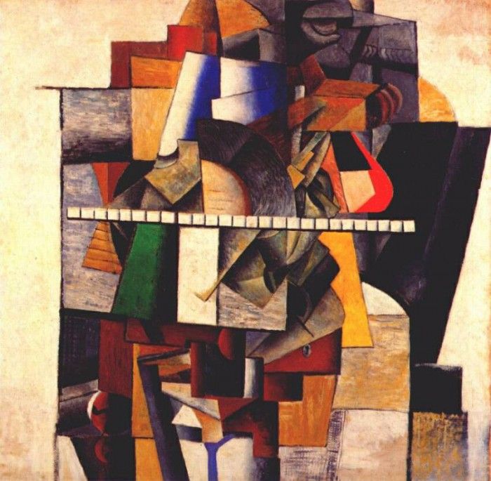 malevich portrait of m v matiushin 1913. , 