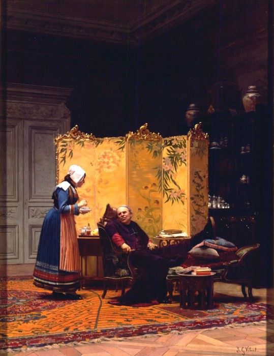 Tea for the Bishop. Vibert,  