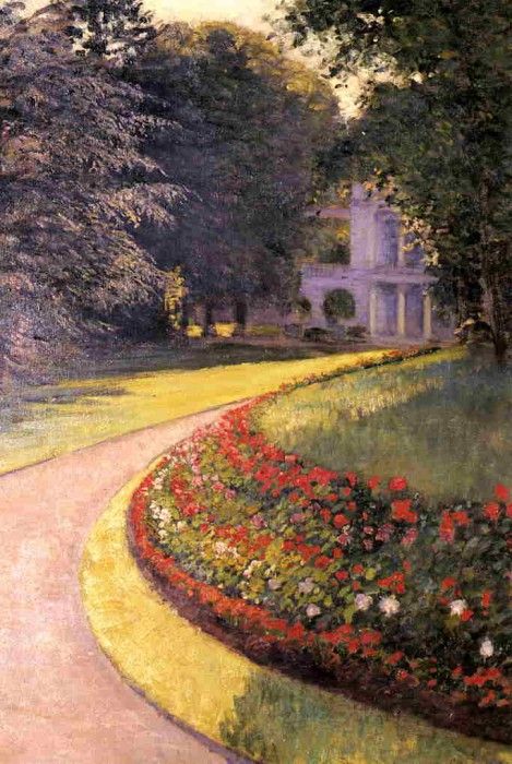 Caillebotte Gustave The Park at Yerres. , 