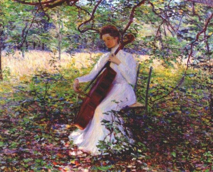 perry the violincellist (edith perry) c1906-7.  