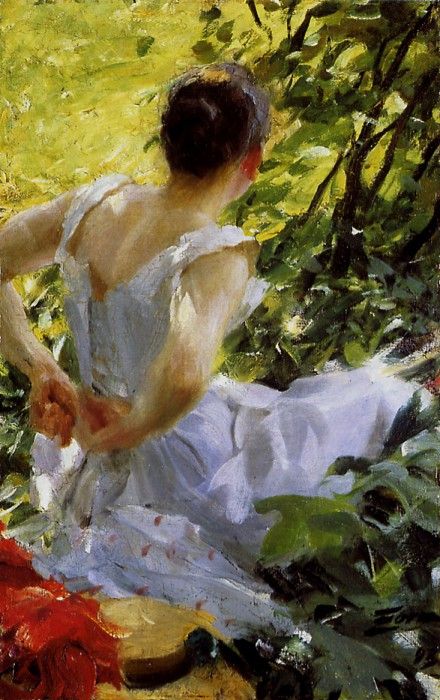 Zorn Anders In the woods Sun. , 