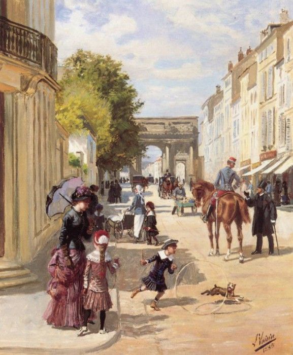 Voirin A Summer-s Day Nancy. Voirin,  