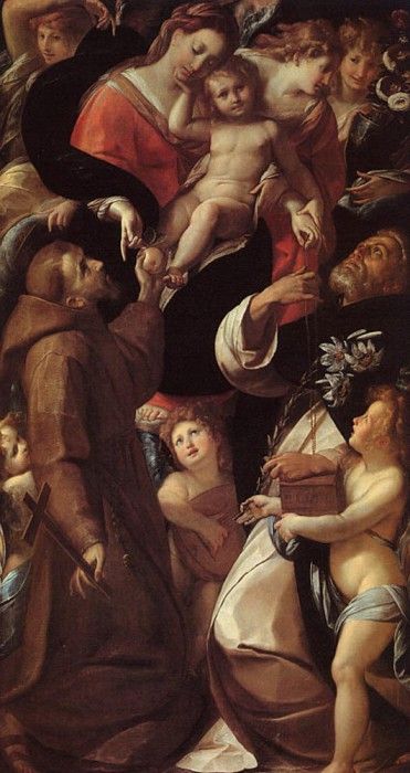 PROCACCINI Giulio Cesare Madonna And Child With Saints And Angels. , Giulio Cesare