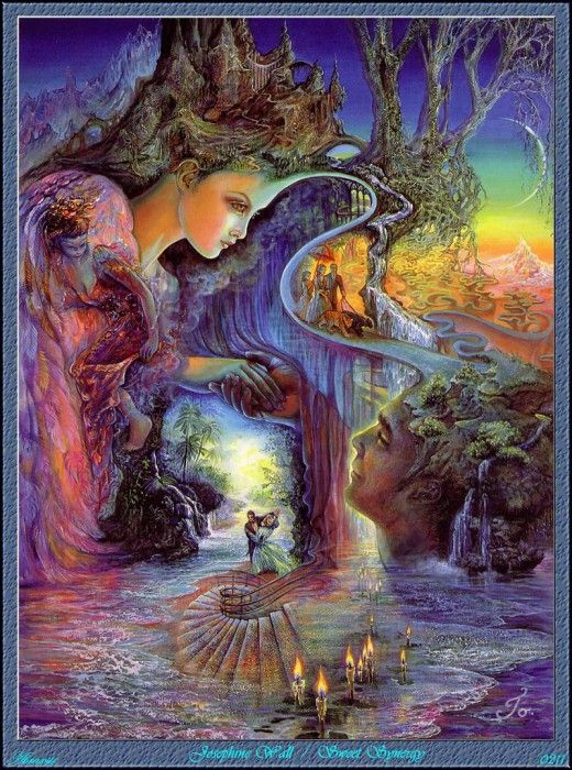 Josephine Wall - Sweet Synergy (Abraxsis). , 