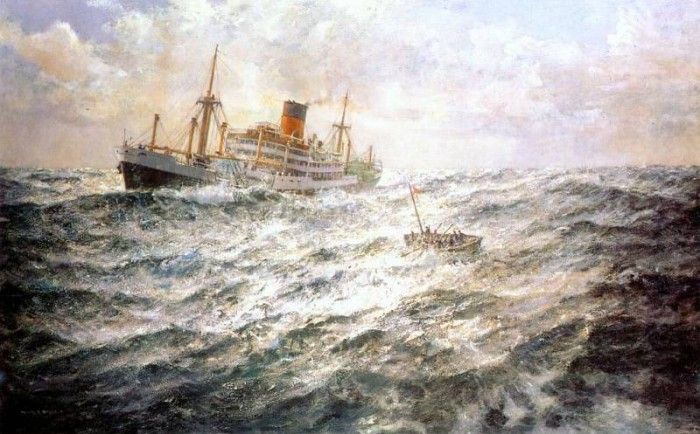 Burgess The Brotherhood Of Seamen (rescue Of A Motor Vessel By The Steamship glengoyle). ,  Bagnold