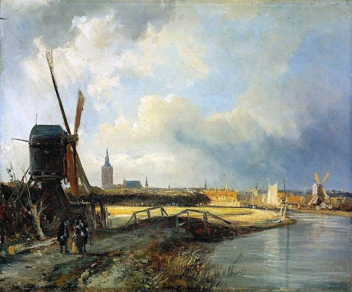 Springer Cornelis Study for View on Den Haag Sun. Springer, 