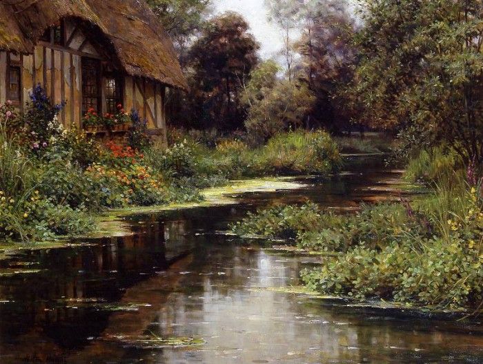 Summer afternoon normandy. , Louis Aston