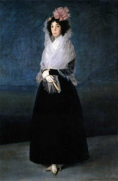 GOYA Francisco de The Marquesa de la Solana.   ,  