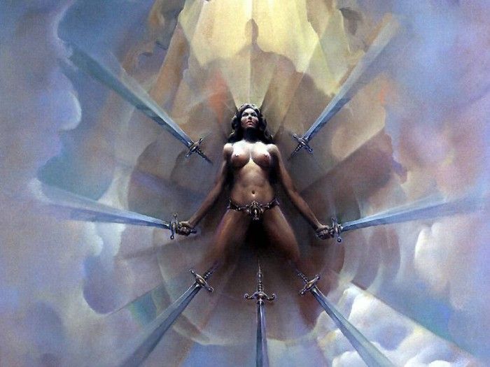 JLM-John Pitre-Queen of Swords. , 