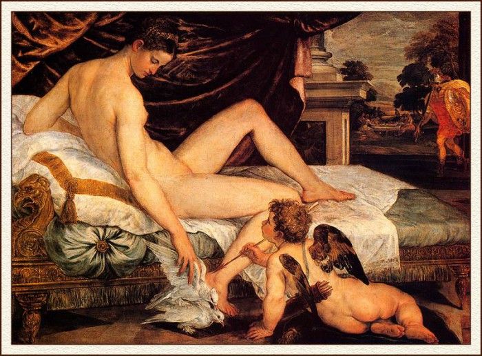 bs- L Sustris- Venus And Cupid. Sustris, L