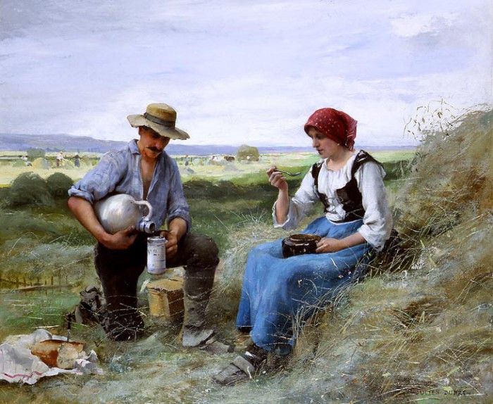 Le dejeuner de faneuses. �����, ������