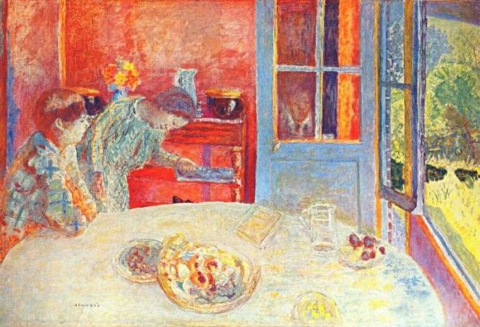 bonnard the dining room c1925.  