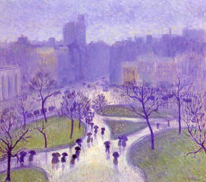 Gutman Bernhard Rainy Day Union Square. , 