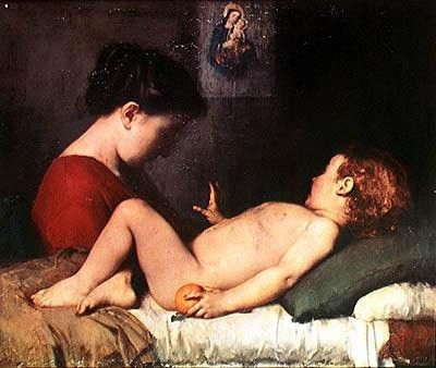 henner jean jacques le reveil de l enfant. , -
