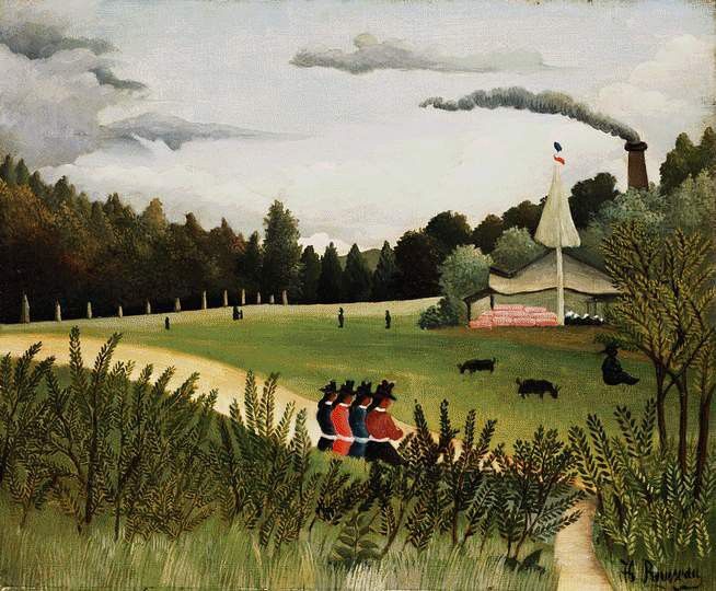 Rousseau,H. Landscape-Park with Kiosk, 1902-03, Barnes found. , 