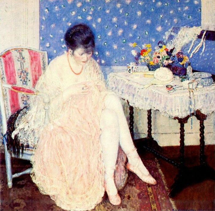 frieseke torn lingerie 1915. Frieseke,  