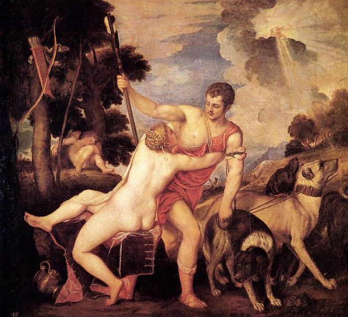 Titian Venus and Adonis 1553 54.  ( )