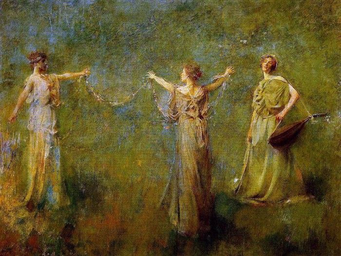 Dewing Thomas The garland Sun. Dewing,  