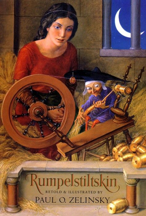 Rumpelstiltskin 000 Front Cover PaulOZelinsky sqs. Paul Zelinsky