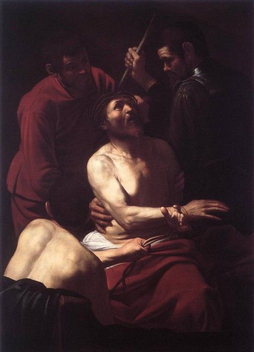 Caravaggio - The Crowning With Thorns, 1602. ,   