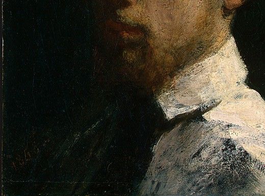 Fantin Latour Self Portrait 1858 detail2. -, ---