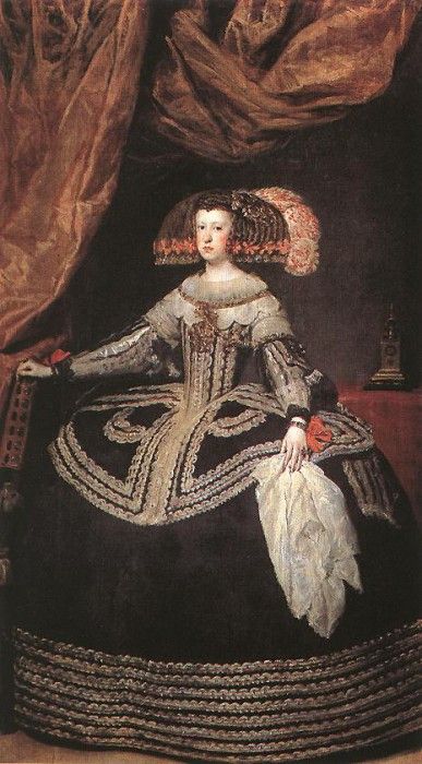 Velazquez Queen Dona Mariana of Austria. ,    