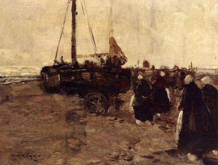 Gibson William Alfred The Return Of The Fishing Boats. ,  