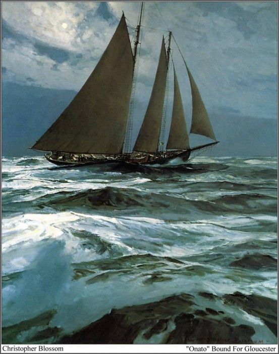p Christopher Blossom Maritime Art 15. Blossom, ���������
