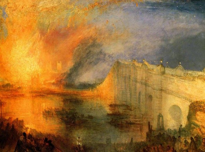 Turner Joseph Mallord William The Burning of the Hause of Lords and commons. ,   