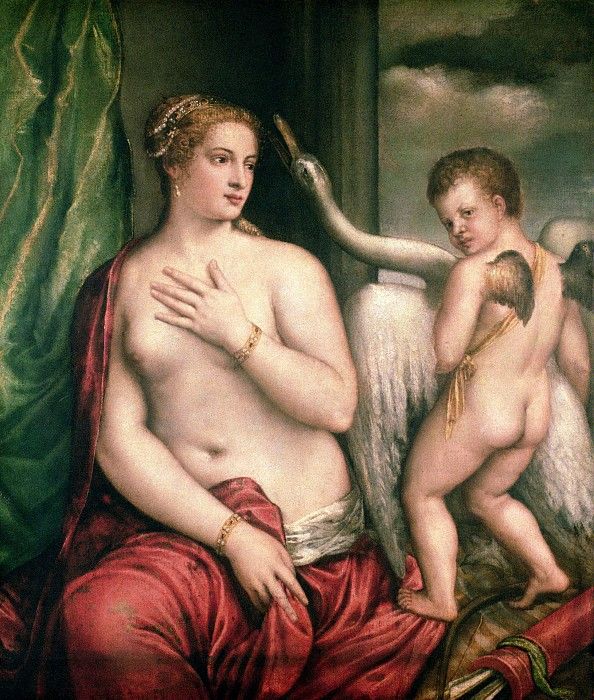 Leda and the Swan.  ( )