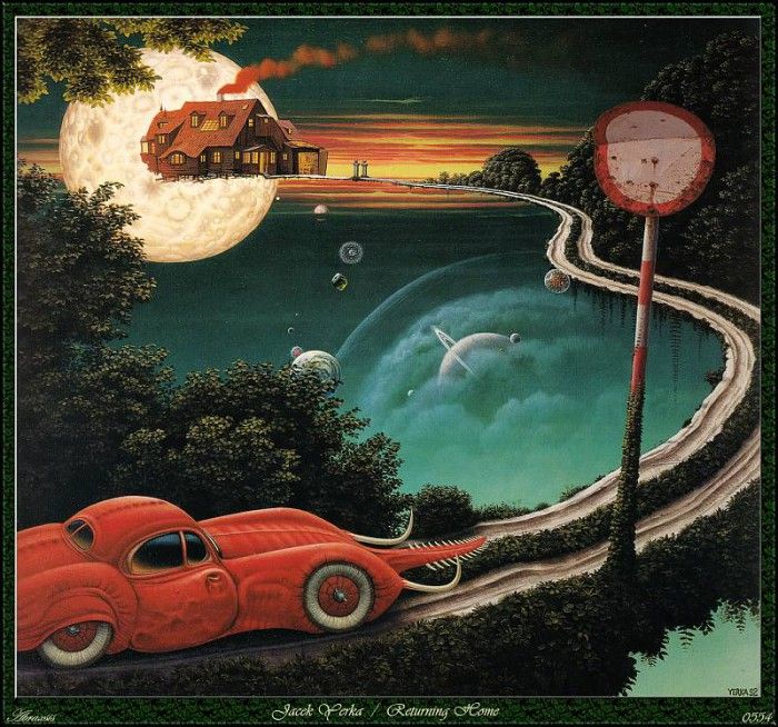 Jacek Yerka - Returning Home (Abraxsis). Yerka 