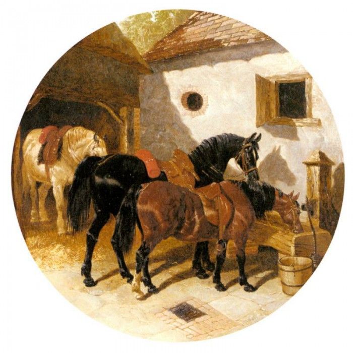 Herring Jnr. John Frederick The Farmyard. ,  