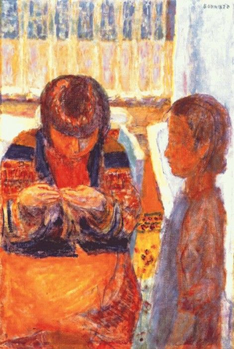 bonnard the sewing lesson 1926.  