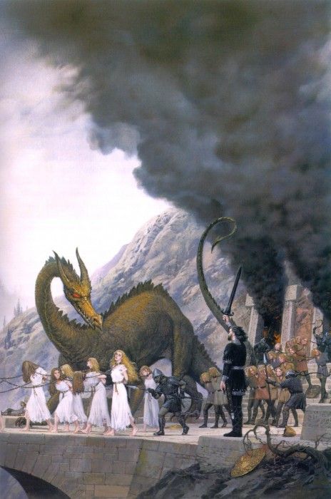 00tcal 08  The Sack of Nargothrond. Nasmith, 