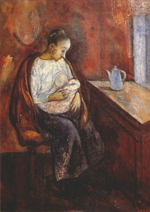 sinezubov mother and child 1919. 