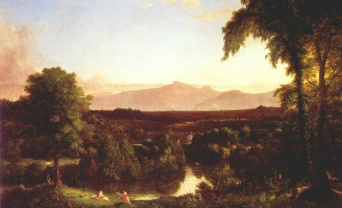 cole view on the catskill, early autumn 1837. 