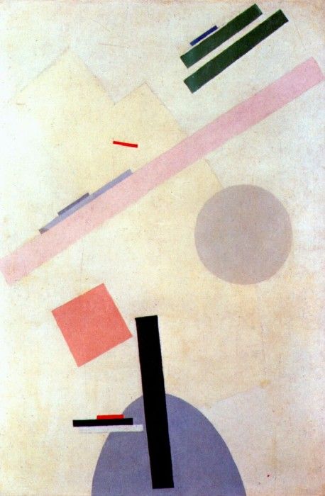 malevich suprematist painting 1917. , 