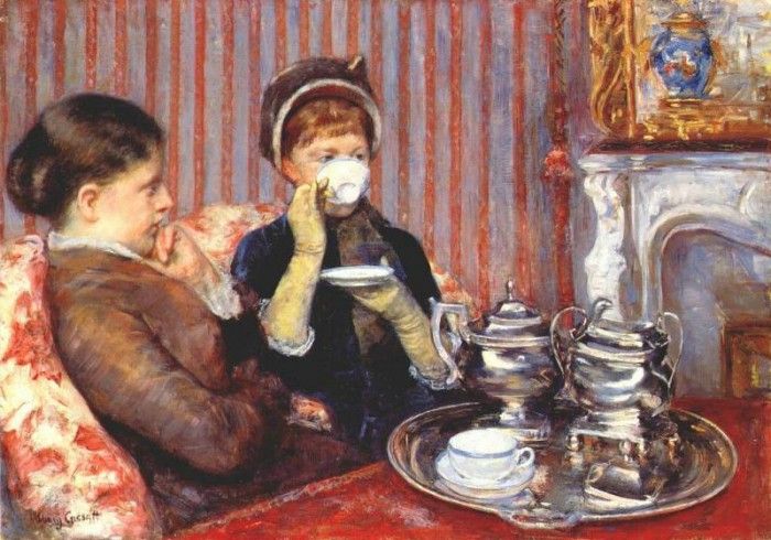 cassatt tea c1880.  