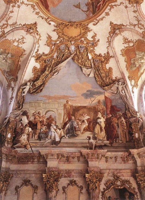 Tiepolo Wurzburg The Investiture of Herold as Duke of Franconia. ,  