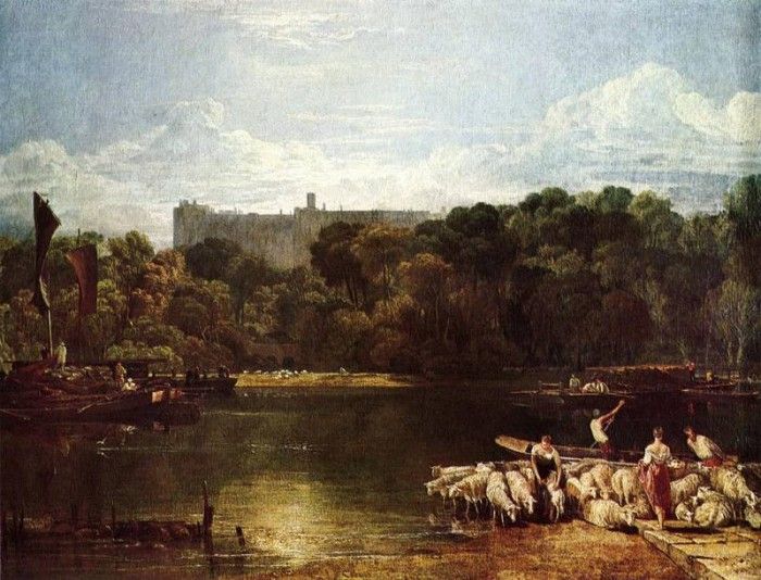 Turner Joseph Mallord William Windsor Castle from the Thames. ,   