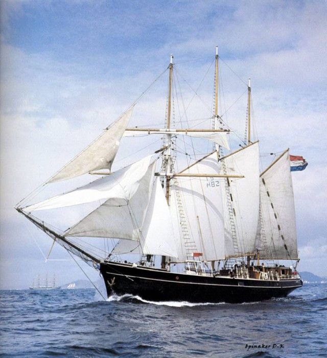 dk tall ships artemis schooner lyr 1903. 